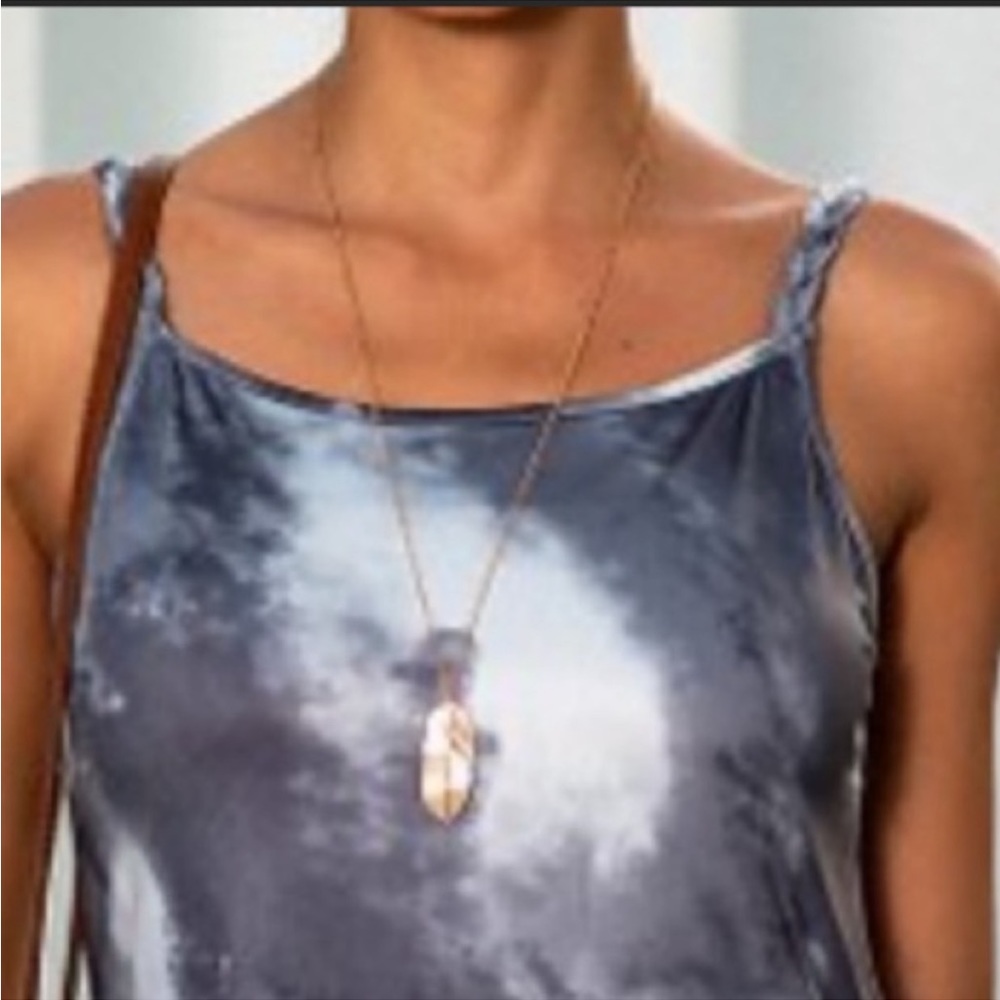 NEW• Sugared + Bronzed Boho Chic Glam Gray Swing Dress•S-L - Picture 4 of 16